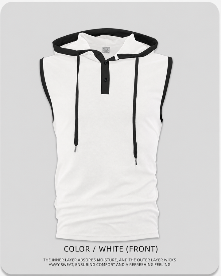 MEN’S HOODED PERFORMANCE TANK