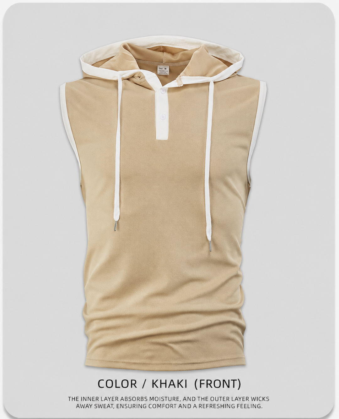 MEN’S HOODED PERFORMANCE TANK