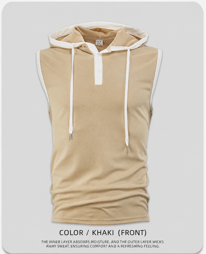 MEN’S HOODED PERFORMANCE TANK