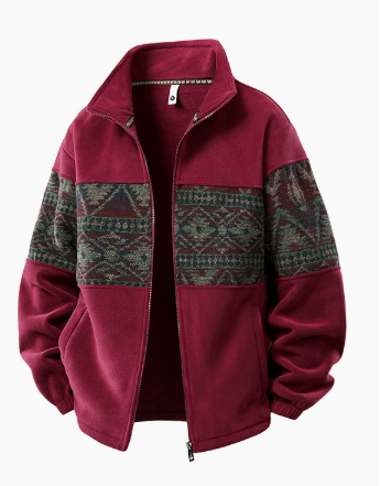 Men’s Vintage Ethnic-Pattern Jacket