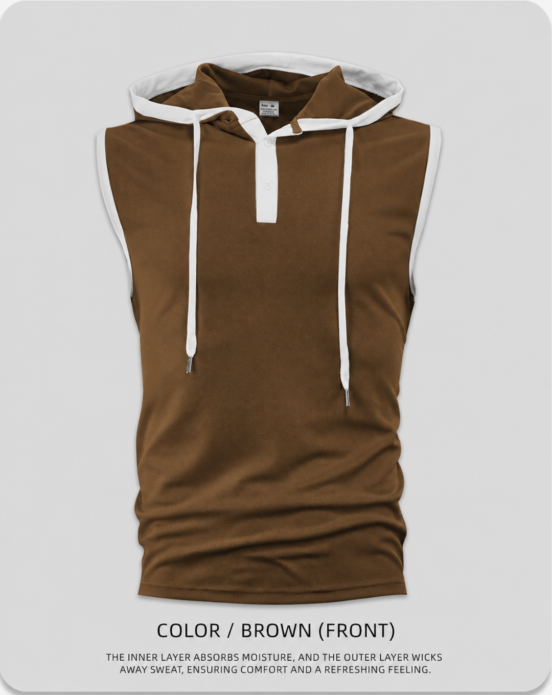MEN’S HOODED PERFORMANCE TANK