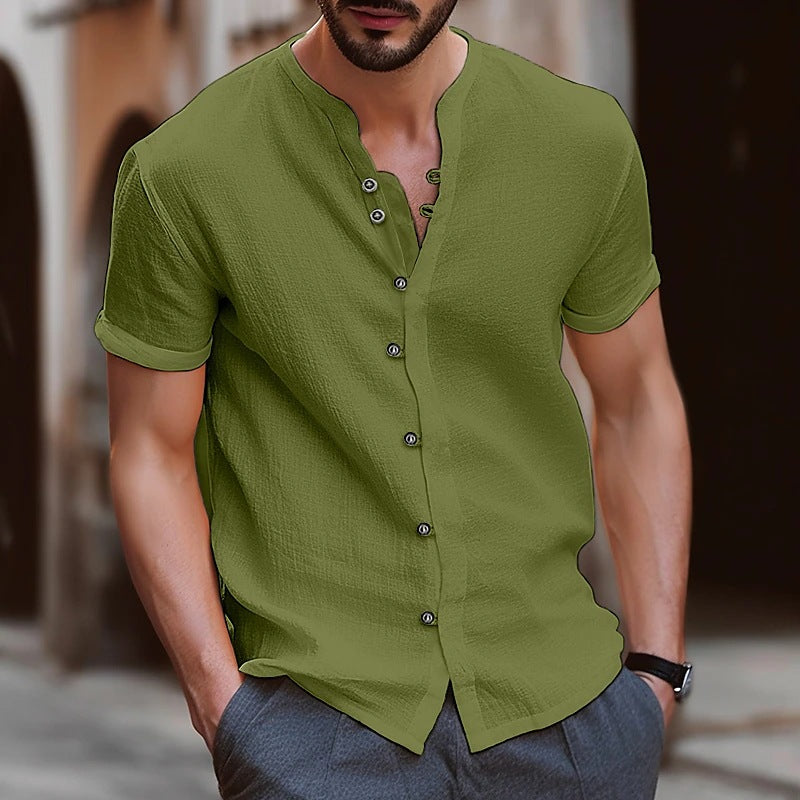 The Riviera Textured Short-Sleeve Shirt