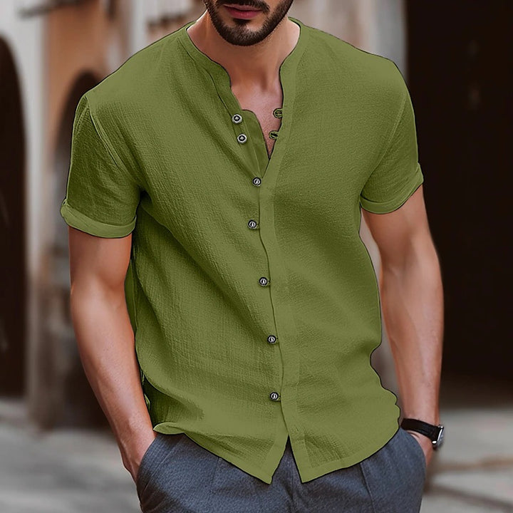 The Riviera Textured Short-Sleeve Shirt