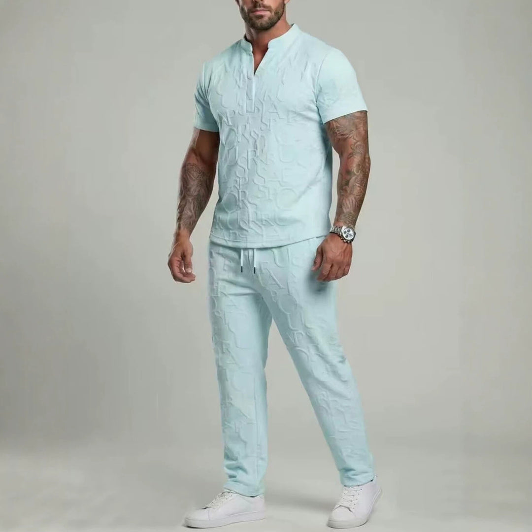 MODERN TEXTURED TWO-PIECE SET