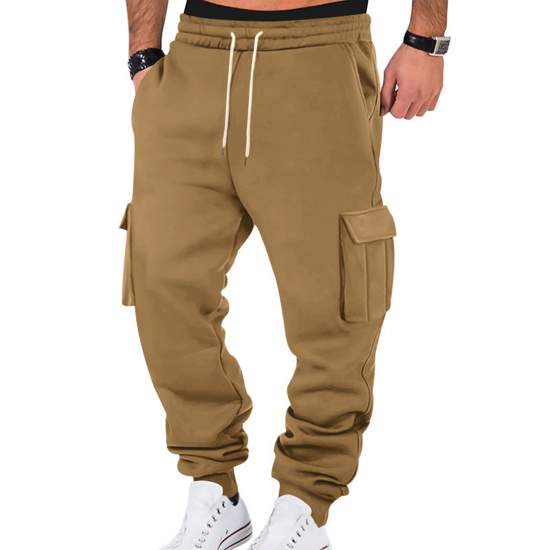 Men’s Fleece-Lined Cargo Joggers
