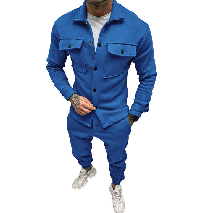 Men’s Cotton Corduroy Jacket &amp; Jogger Pants Set