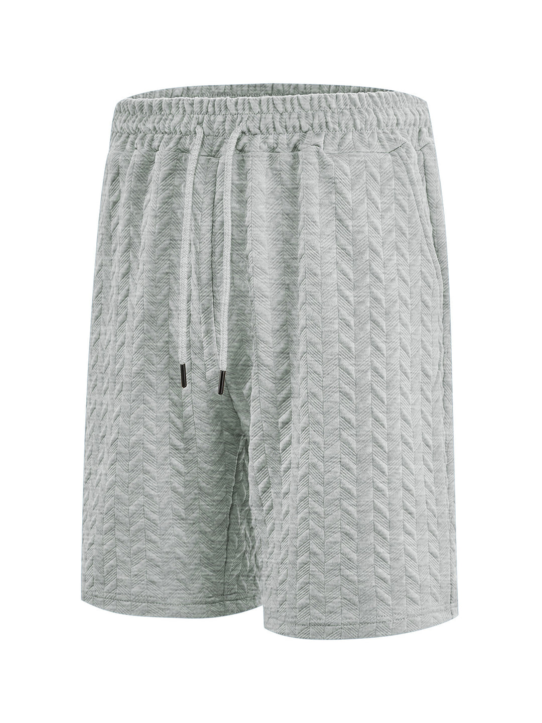 Men’s Textured Jacquard Casual Shorts