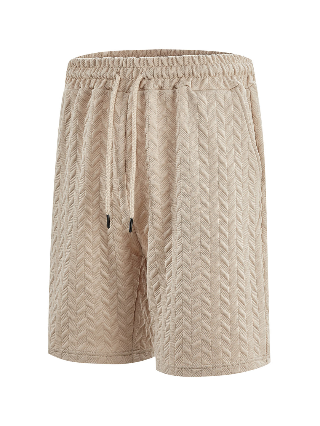 Men’s Textured Jacquard Casual Shorts