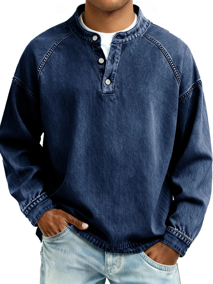 THE BROKEN-IN HENLEY PULLOVER