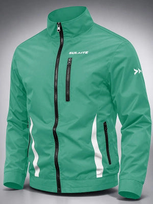 Men’s stand collar windproof jacket