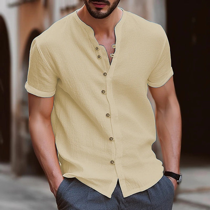 The Riviera Textured Short-Sleeve Shirt