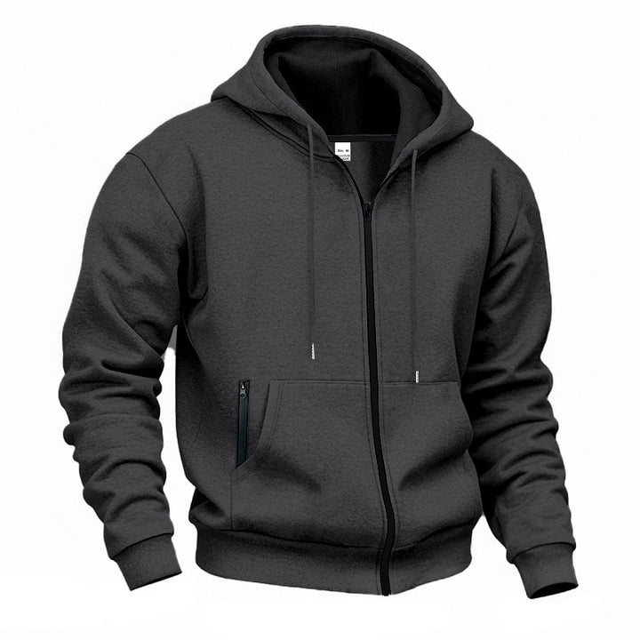 Men’s Fleece-Lined Full-Zip Hoodie