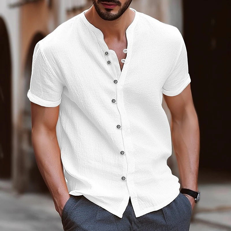 The Riviera Textured Short-Sleeve Shirt