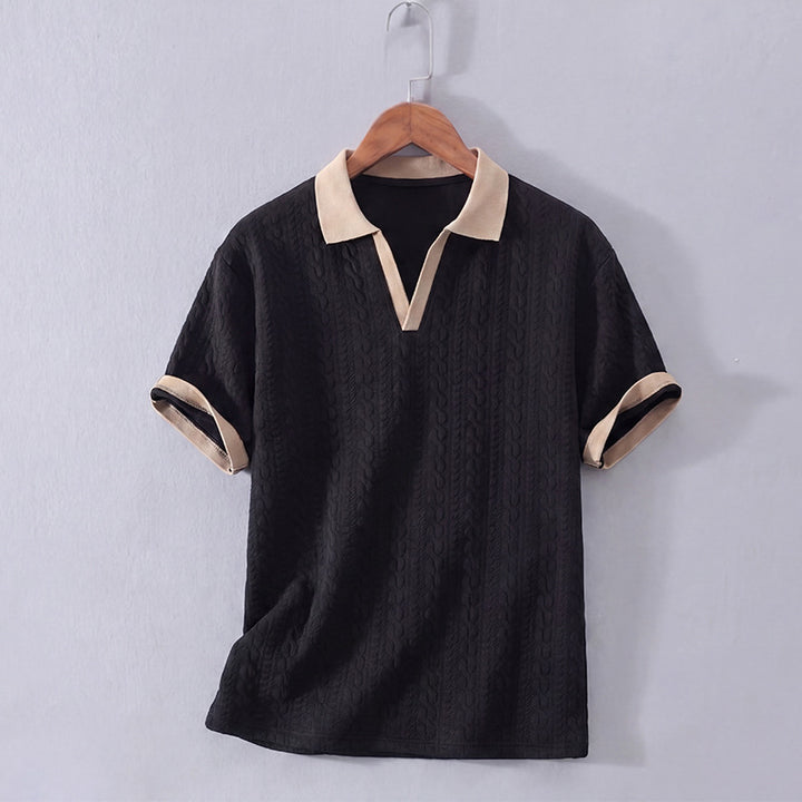 Big &amp; Tall Men’s Textured Polo Shirt