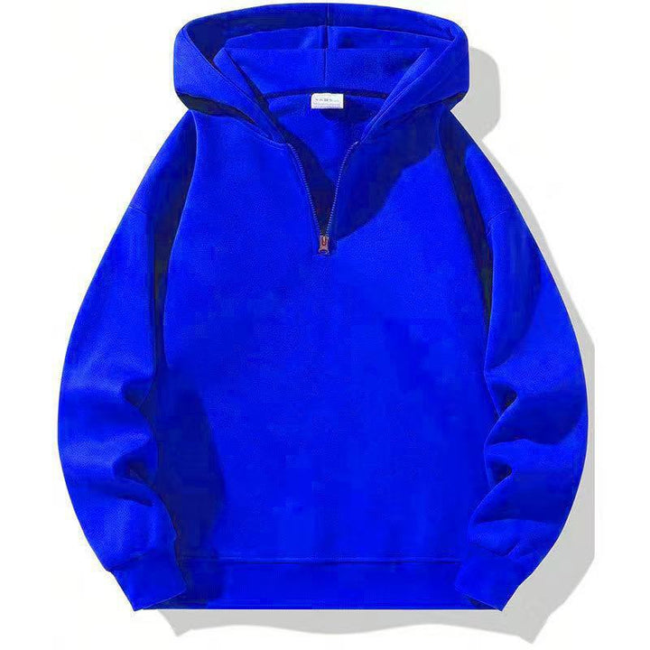 RELAXED HALF-ZIP PULLOVER HOODIE