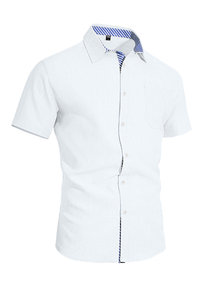 MEN’S SHORT-SLEEVE BUTTON-DOWN SHIRT