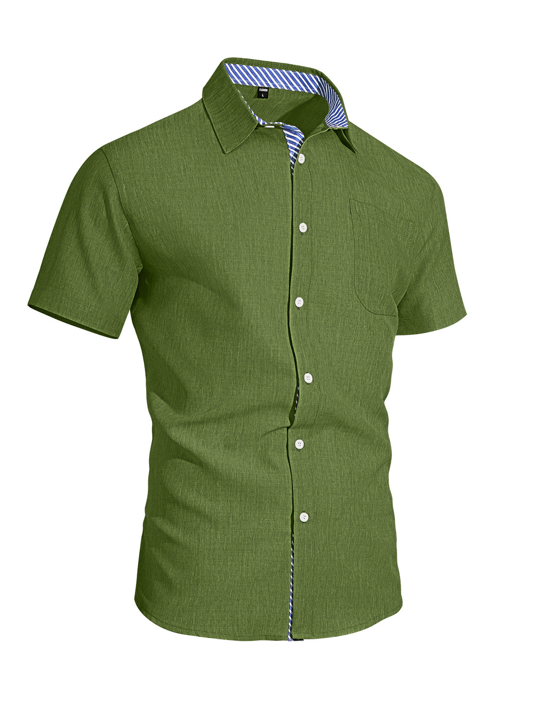 MEN’S SHORT-SLEEVE BUTTON-DOWN SHIRT
