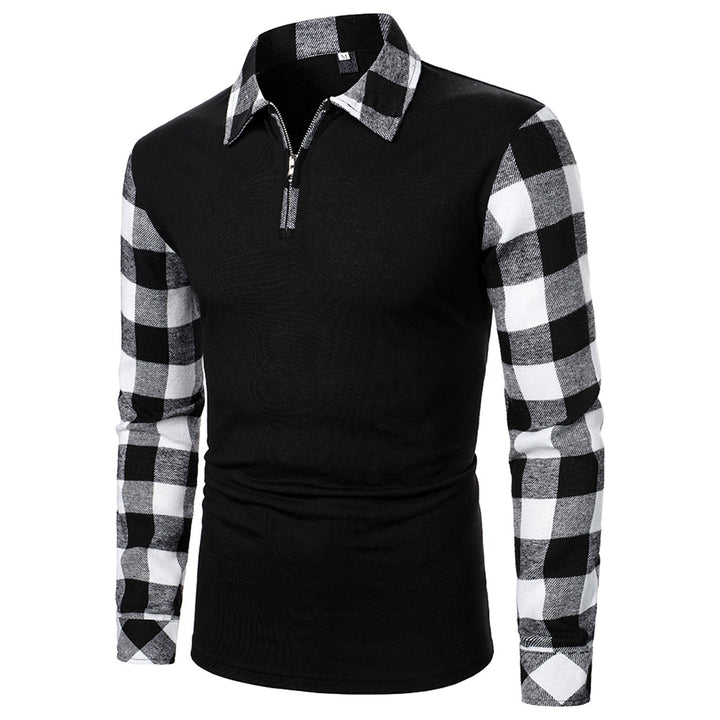 THE SHARP CHECK HALF-ZIP POLO