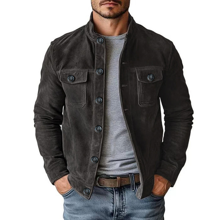 MEN’S FAUX SUEDE FIELD JACKET