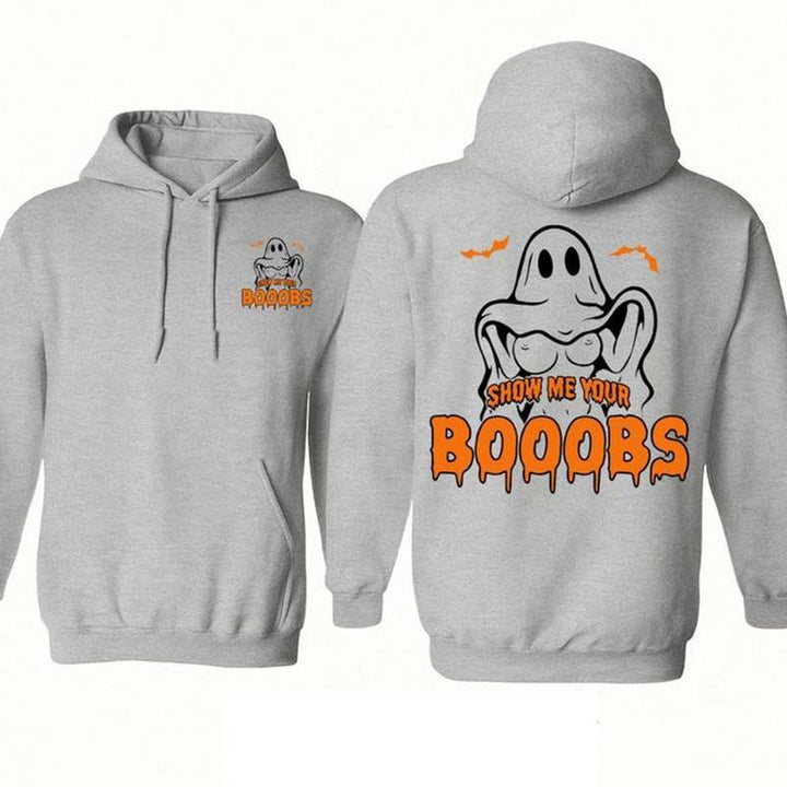 HERE FOR THE BOOS GHOST HOODIE