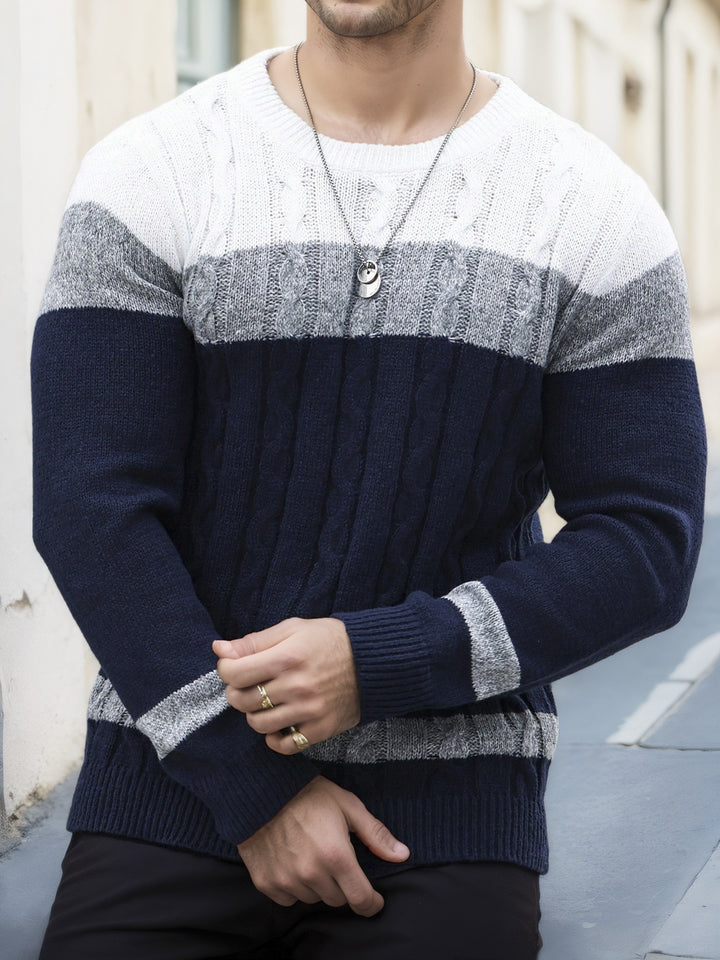THE HARBOR CABLE-KNIT SWEATER