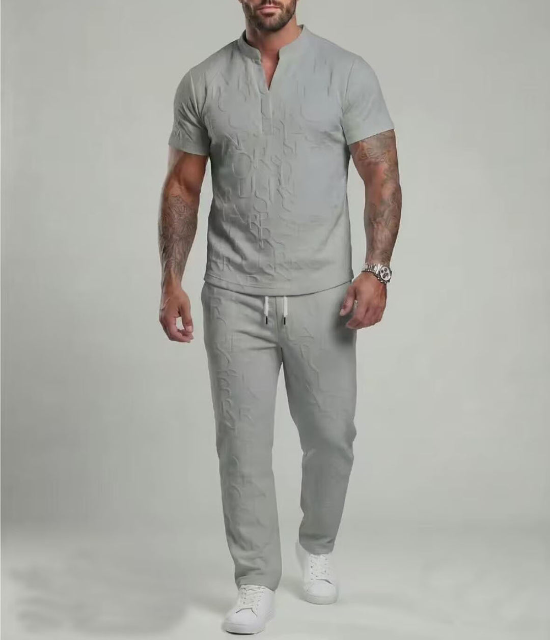 MODERN TEXTURED TWO-PIECE SET