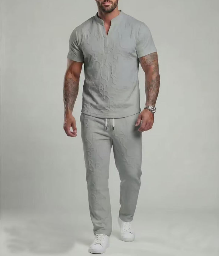 MODERN TEXTURED TWO-PIECE SET