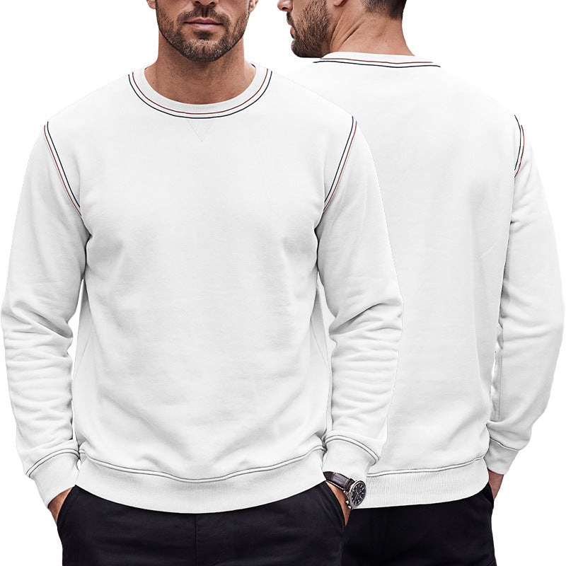 Men’s Contrast-Trim Crewneck Sweatshirt