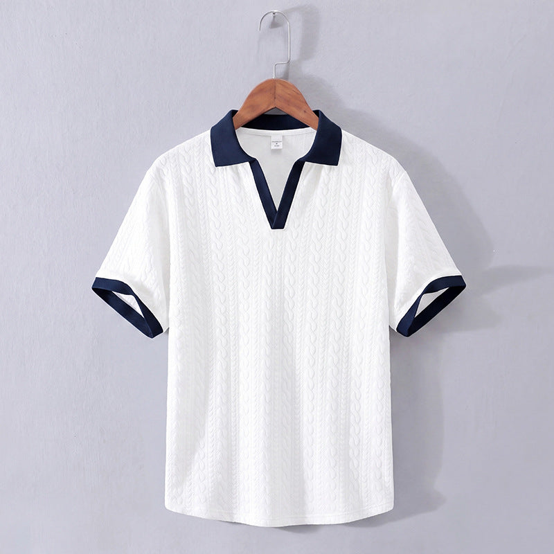 Big &amp; Tall Men’s Textured Polo Shirt