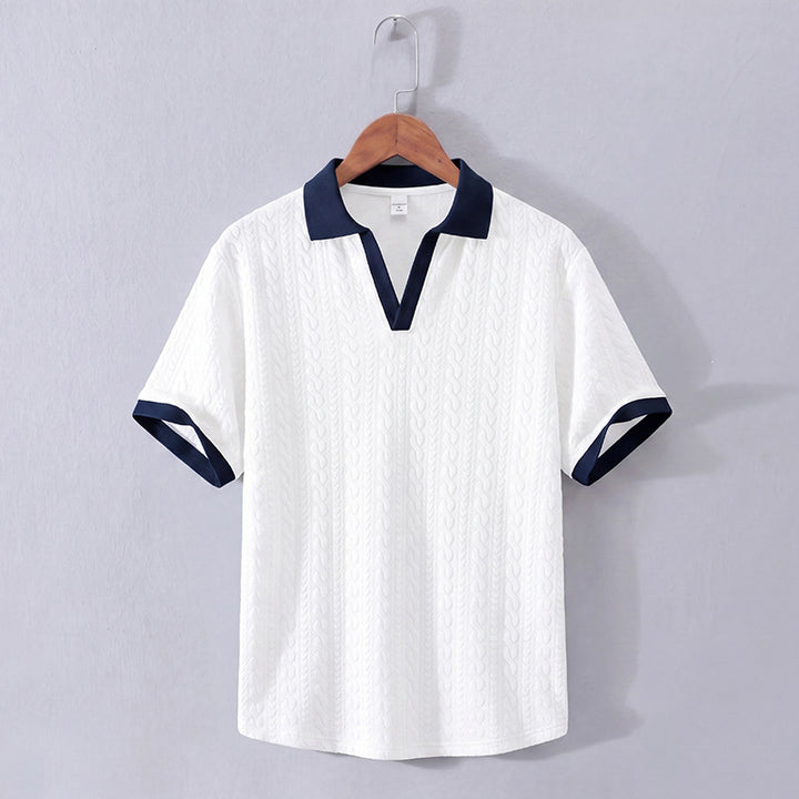 Big &amp; Tall Men’s Textured Polo Shirt