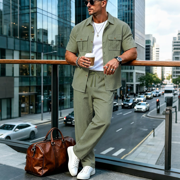 Summer Linen Style Men&