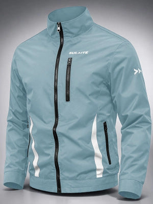 Men’s stand collar windproof jacket