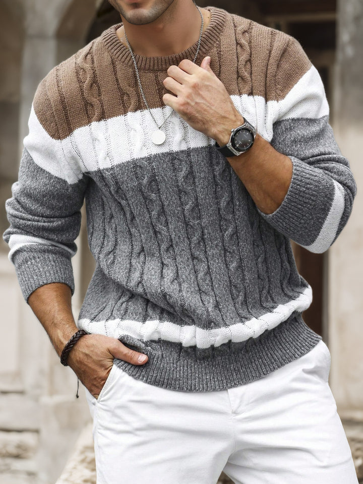 THE HARBOR CABLE-KNIT SWEATER
