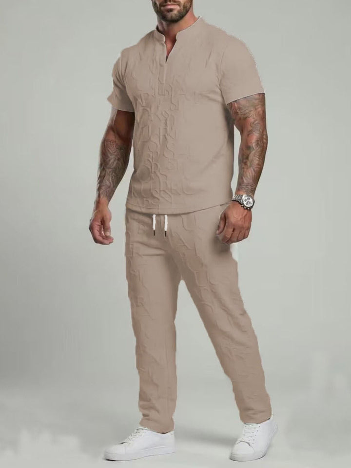 MODERN TEXTURED TWO-PIECE SET