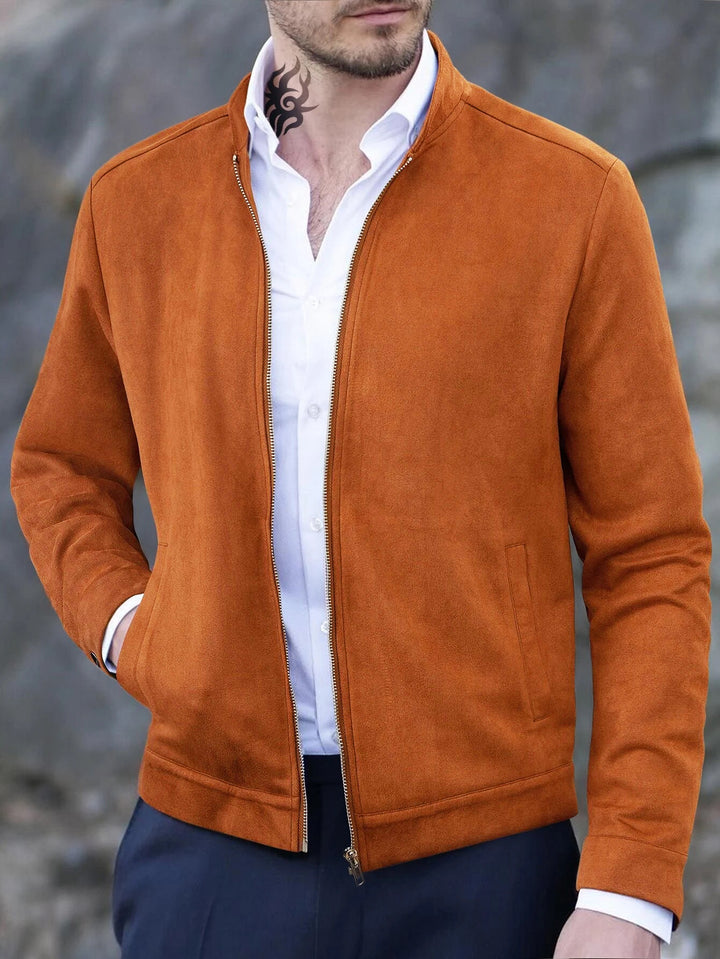 MODERN ZIP-UP KNIT JACKET