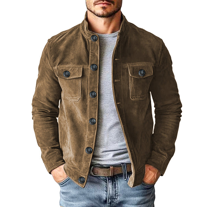 MEN’S FAUX SUEDE FIELD JACKET