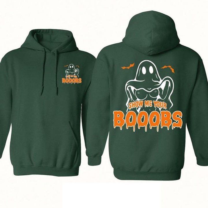 HERE FOR THE BOOS GHOST HOODIE
