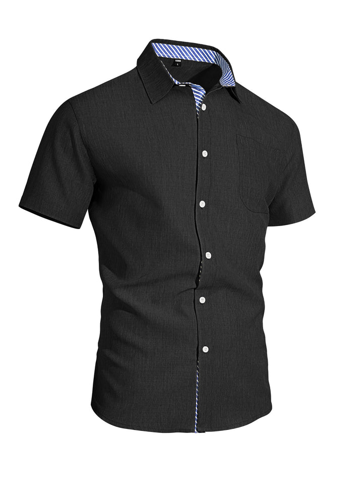 MEN’S SHORT-SLEEVE BUTTON-DOWN SHIRT