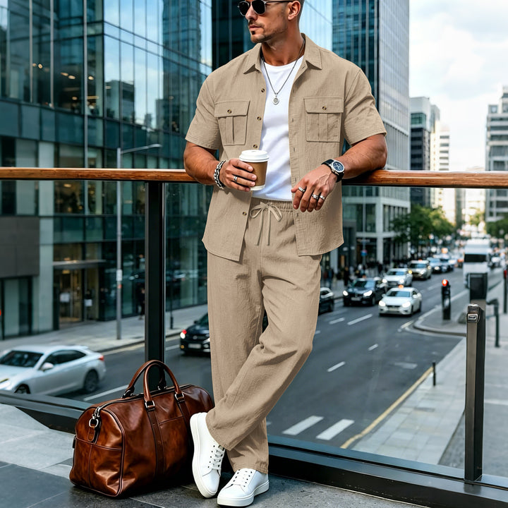 Summer Linen Style Men&