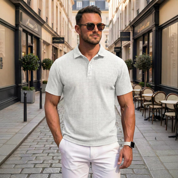 THE QUIET LUXURY TEXTURED POLO