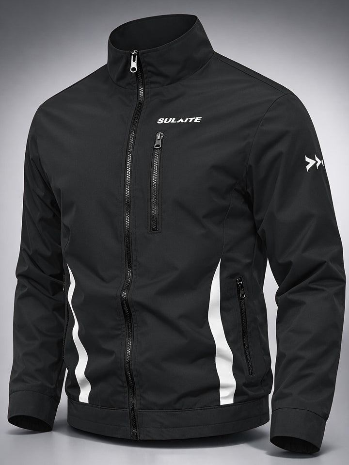 Men’s stand collar windproof jacket