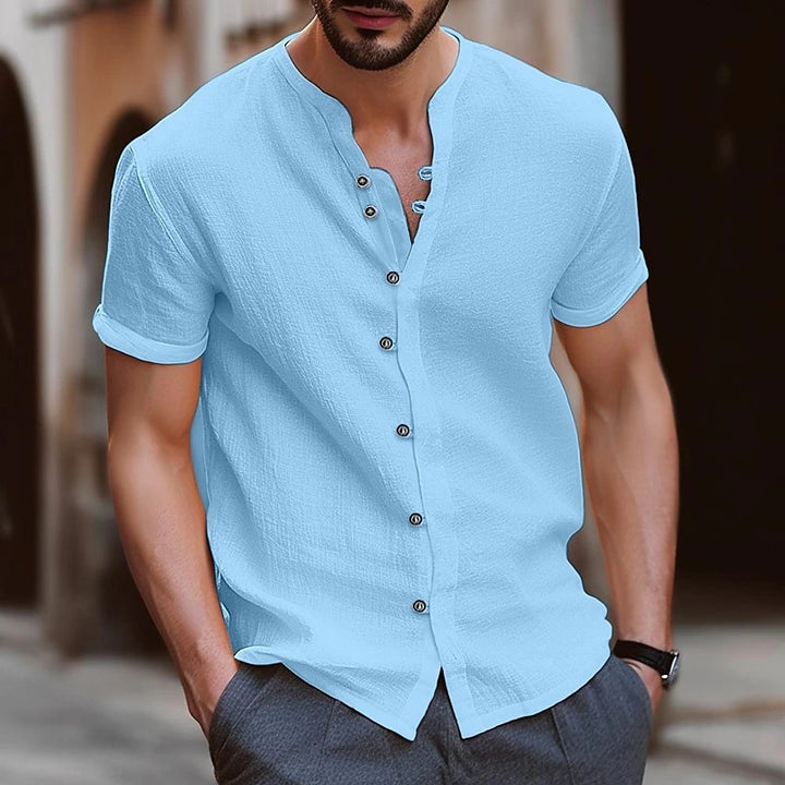 The Riviera Textured Short-Sleeve Shirt