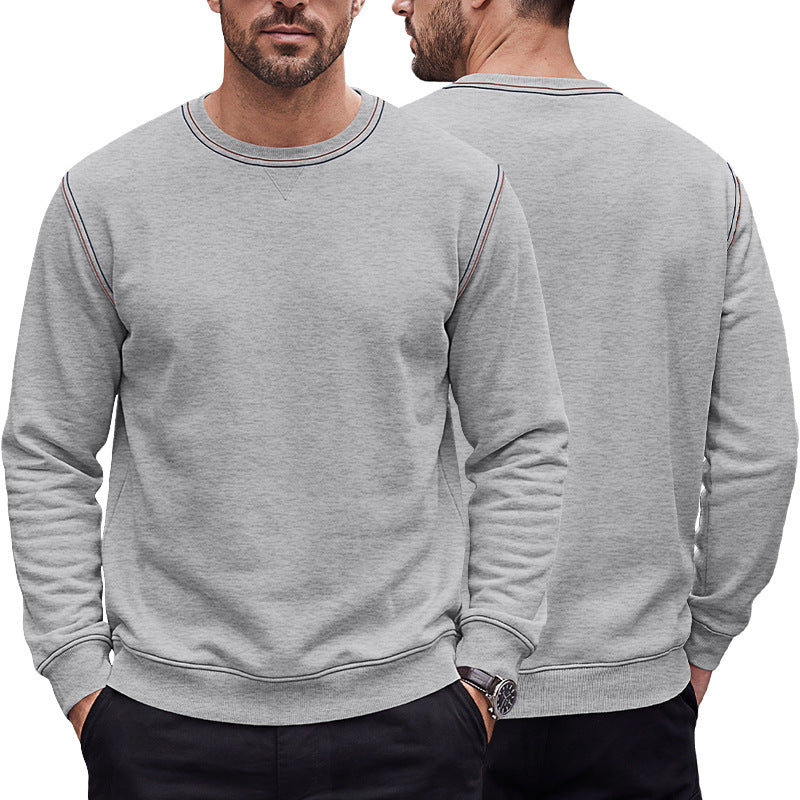 Men’s Contrast-Trim Crewneck Sweatshirt