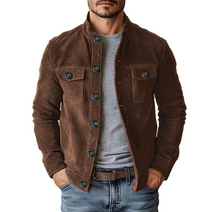 MEN’S FAUX SUEDE FIELD JACKET