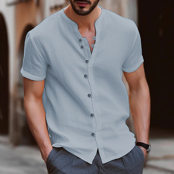 The Riviera Textured Short-Sleeve Shirt
