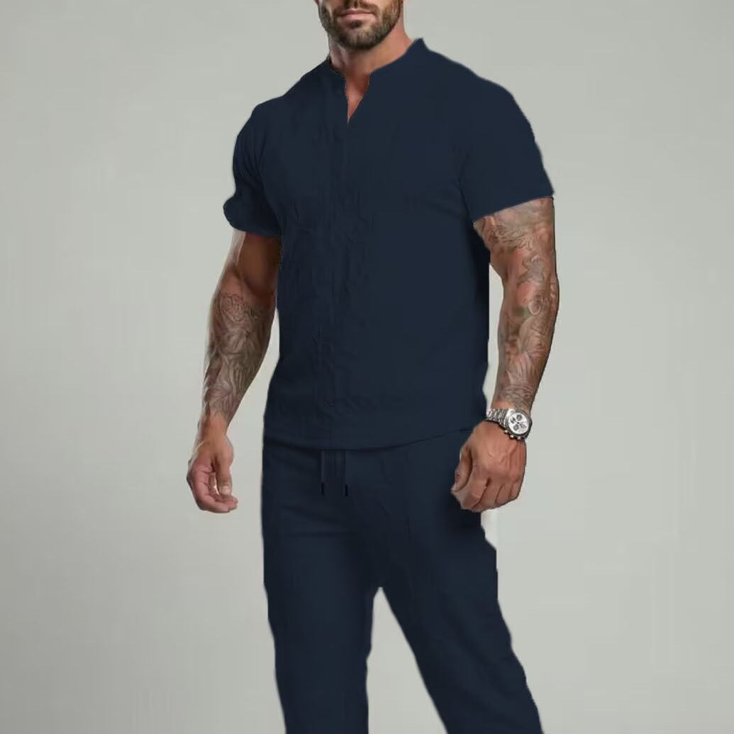 MODERN TEXTURED TWO-PIECE SET