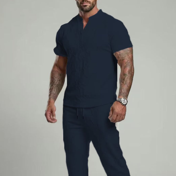 MODERN TEXTURED TWO-PIECE SET