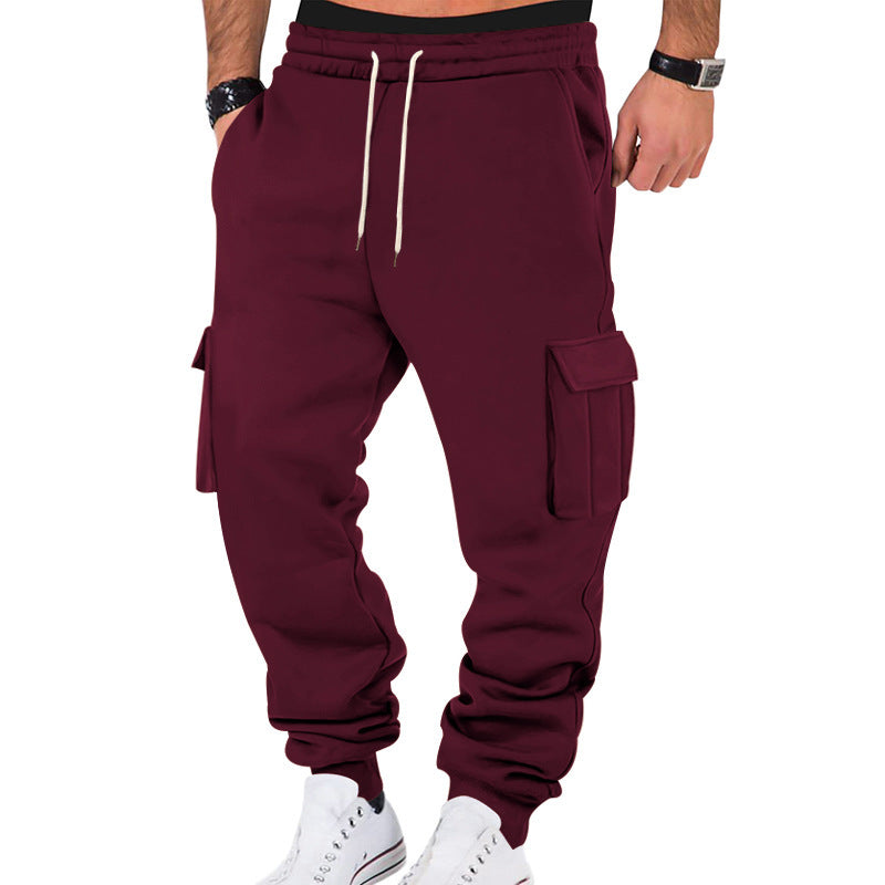 Men’s Fleece-Lined Cargo Joggers