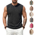 Heavyweight Washed Cotton Sleeveless T-Shirt