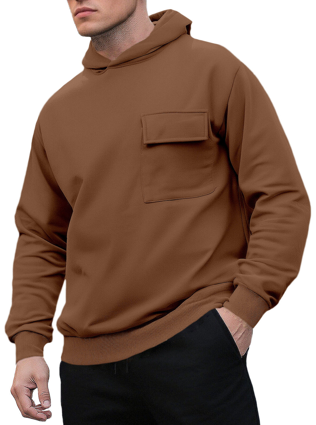 Men’s Fleece-Lined Pocket Hoodie